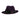 The Brooklyn Fedora | Fine Australian Wool Hat with Snap Brim | Blackberry