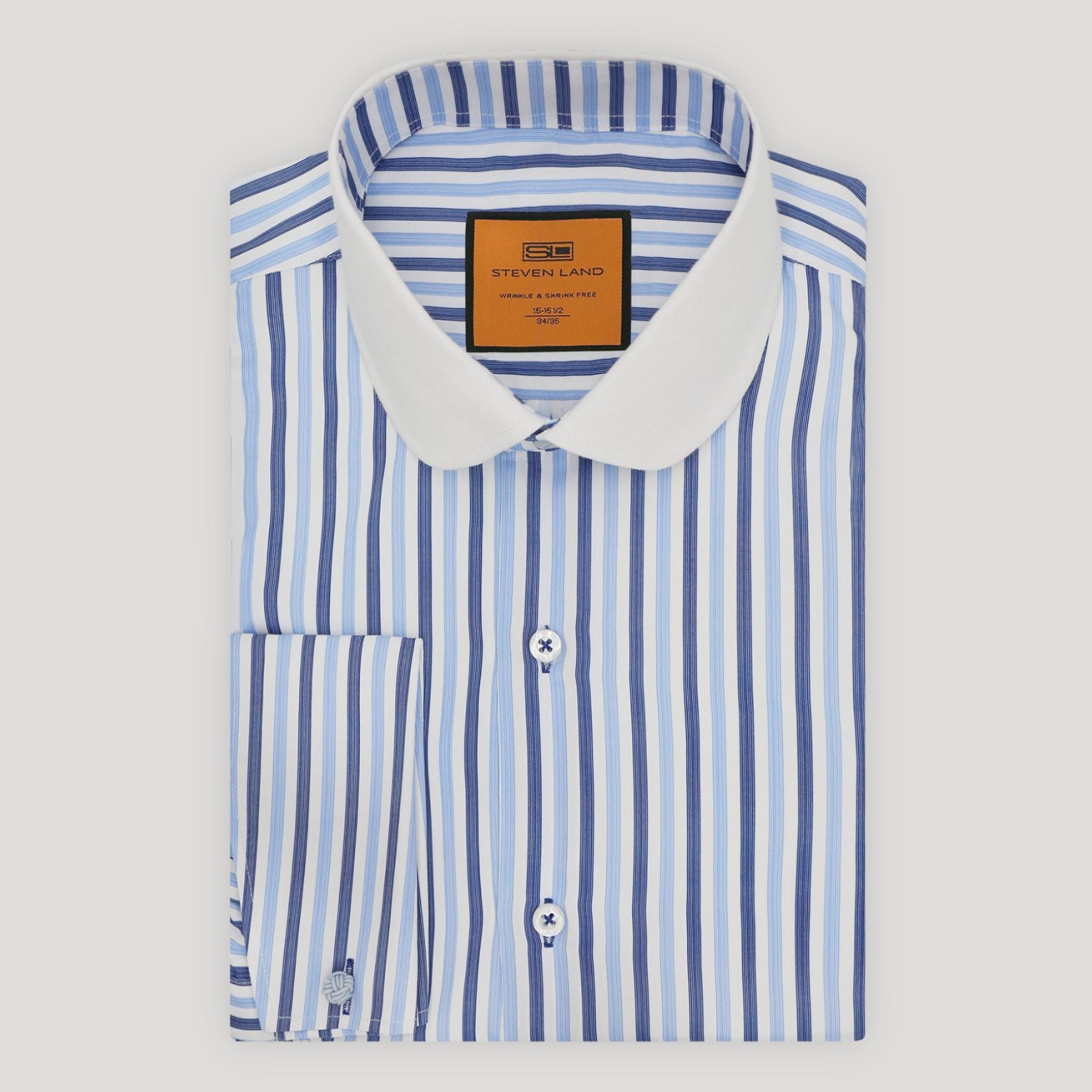 Trio Stripes | Contrasting Club Collar
