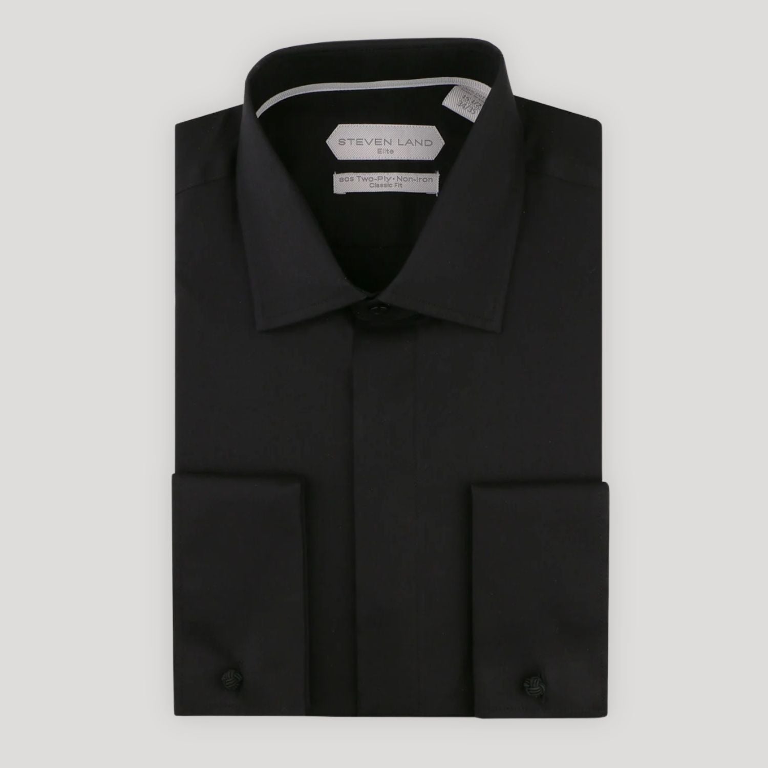 Hidden Buttons Non Iron 2 Way Stretch Dress Shirt Hidden Buttons Non Iron 2 Way Stretch Dress Shirt