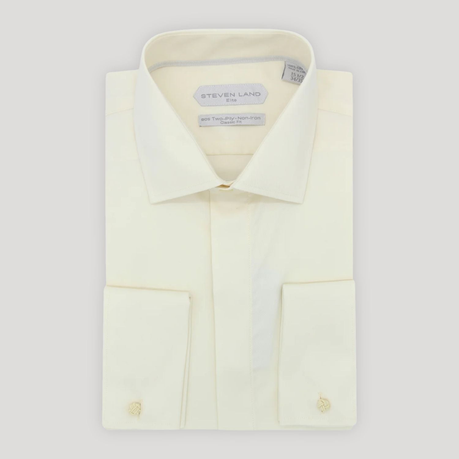 Hidden Buttons Non Iron 2 Way Stretch Dress Shirt Hidden Buttons Non Iron 2 Way Stretch Dress Shirt