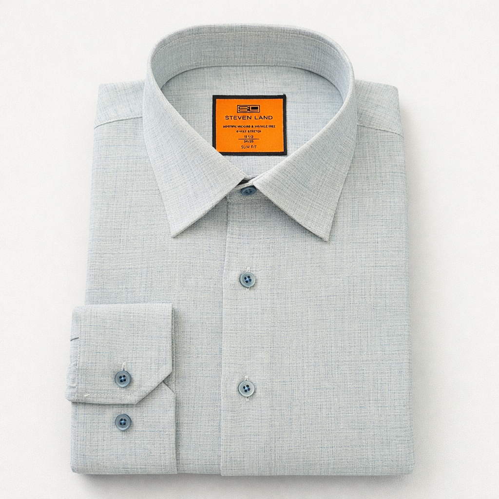 hidden button down collar dress shirt The Coastal Breeze | Hidden Button-Down Collar | Barrel Cuff