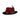 The New Orleans Fedora | Fine Australian Wool Hat with Snap Brim | Burgundy & Black