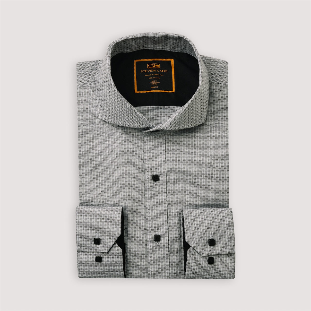 cutaway collar dress shirt Reiss Stretch Jersey Cutaway-Collar Shirt in Olive Green