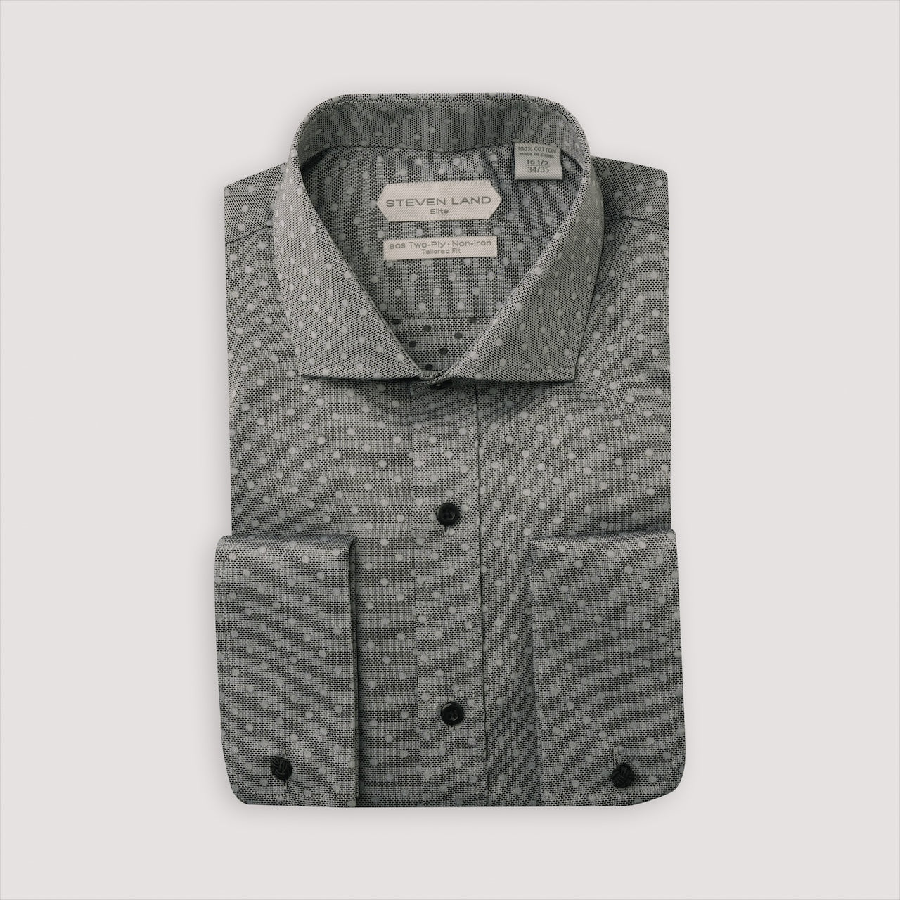 The Mario Cotton Dress Shirt | Spread Collar | Rounded French Cuff 15.5 / 32/33 The Mario Cotton Dress Shirt | Spread Collar | Rounded French Cuff 15.5 / 32/33