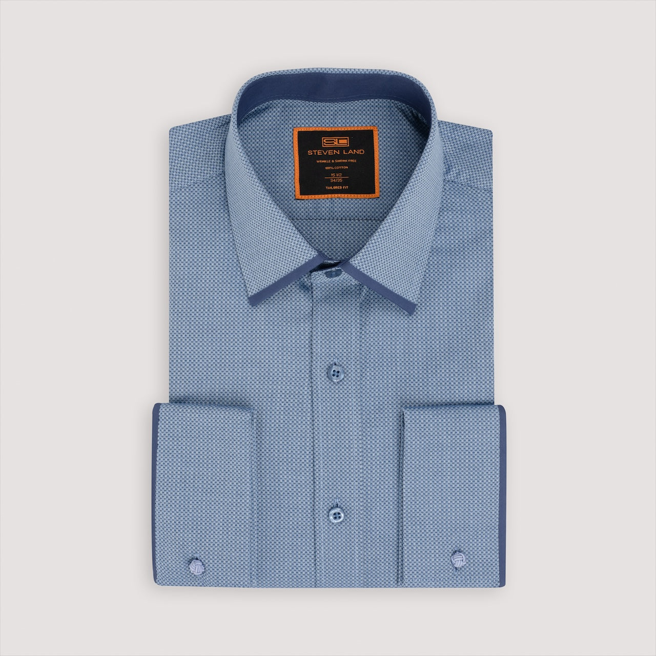 The Monochrome Dress Shirt | Classic Collar | French Cuff Steven Land Menswear The Monochrome Dress Shirt | Classic Collar | French Cuff Steven Land Menswear