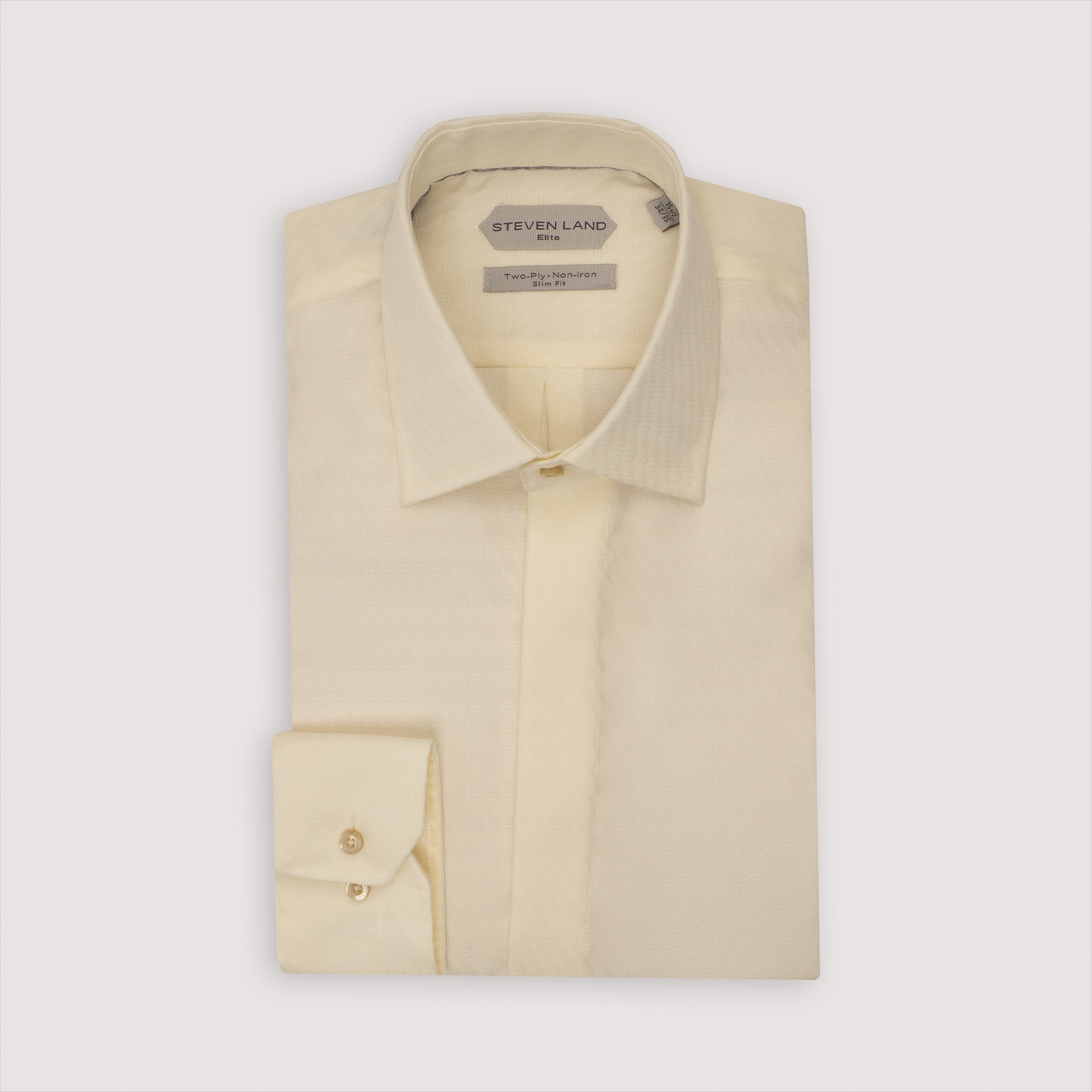 The Costa Cotton Dress Shirt | Classic Collar | Button Cuff 18 / 34/35 The Costa Cotton Dress Shirt | Classic Collar | Button Cuff 18 / 34/35