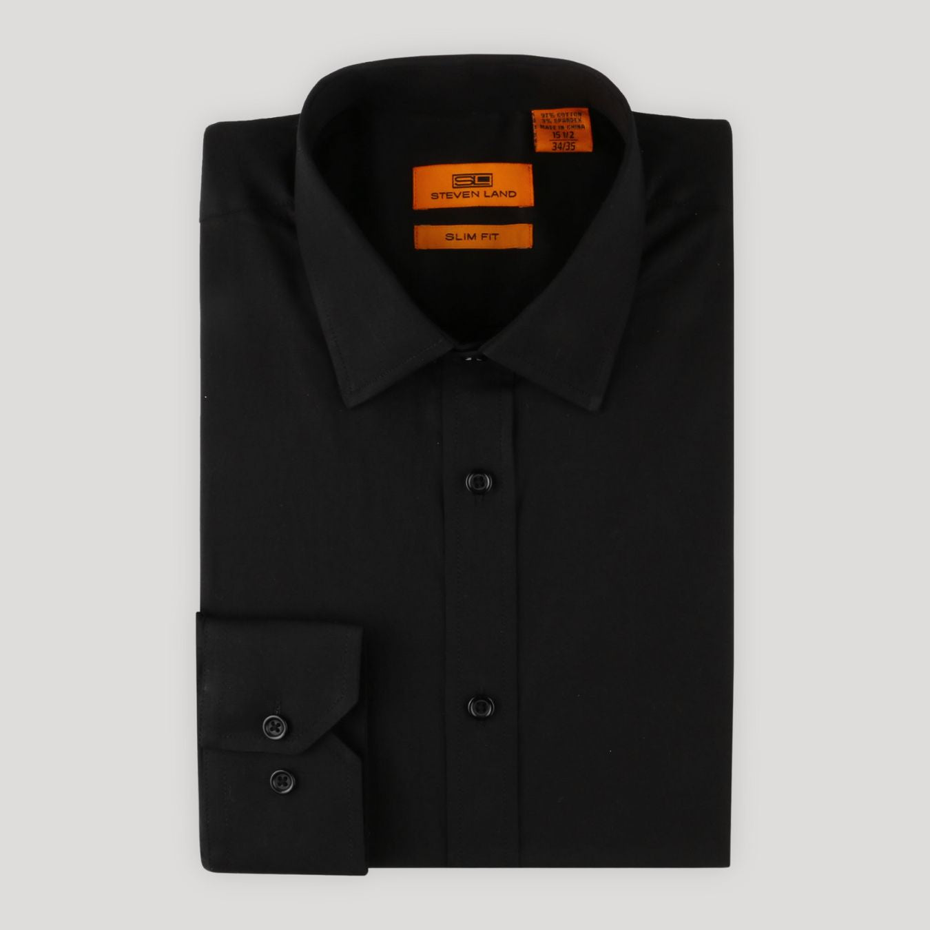 Performance Stretch Dress Shirt | Black Performance Stretch Dress Shirt | Black