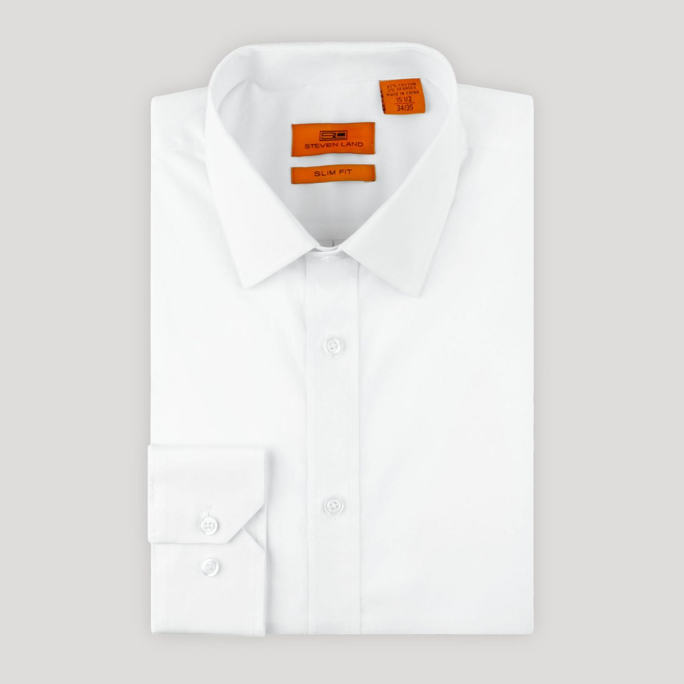 steven land dress shirts for sale Steven Land Dress Shirt| Classic Fit | French Cuff