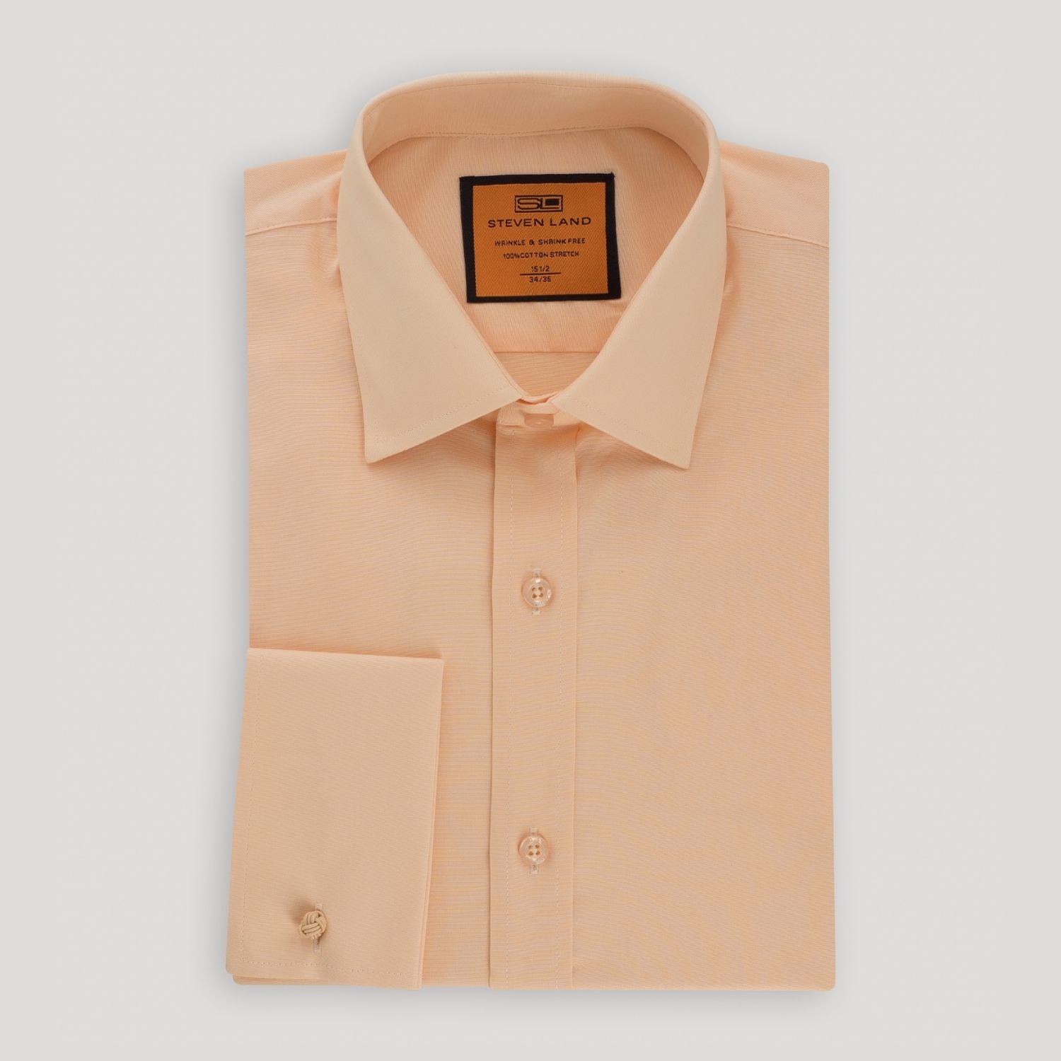 light peach mens dress shirt Men's Dress Shirt