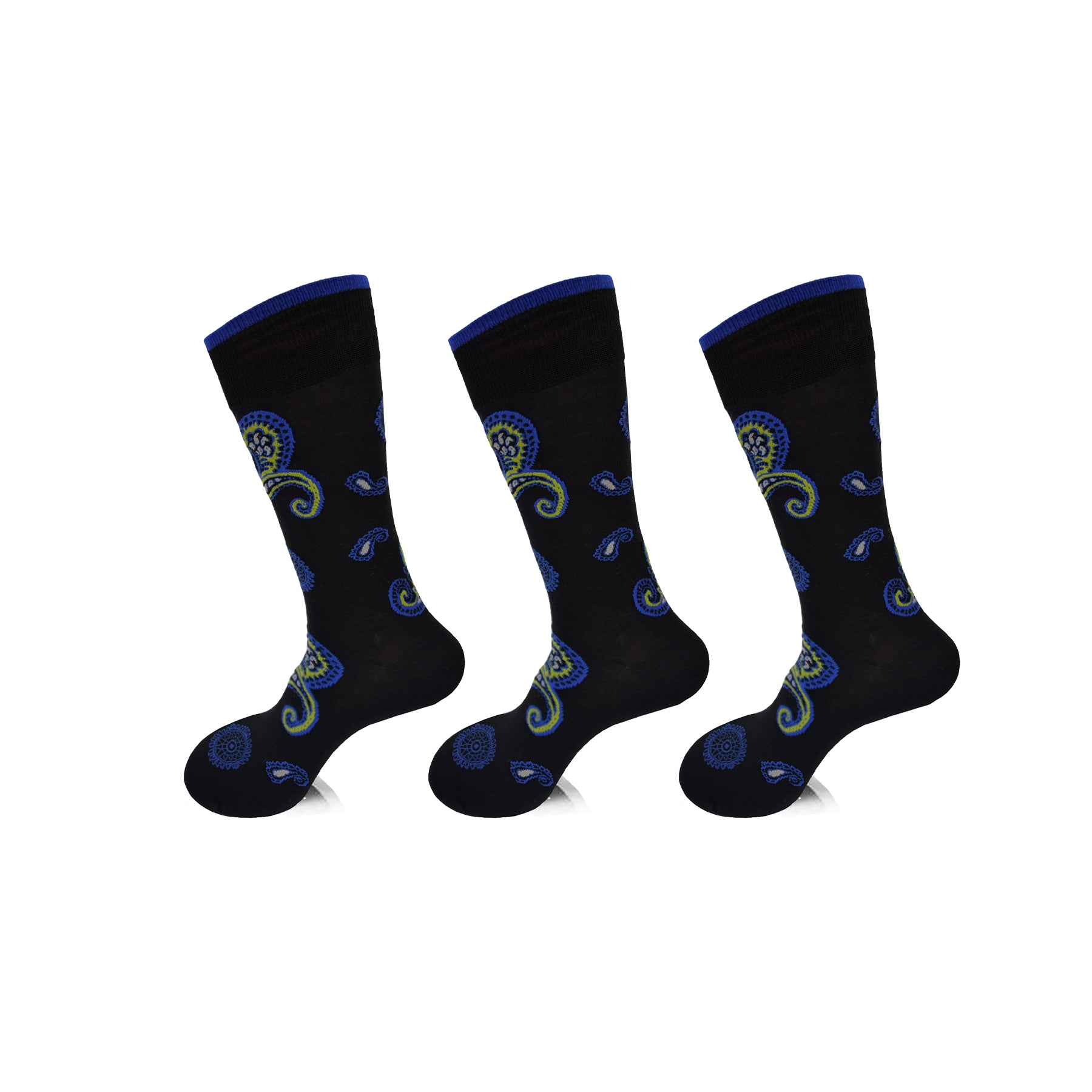 purple paisley dress socks The Ralphie - Extra Cushioned