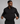 Man Stretching a black 4 way stretch dress shirt