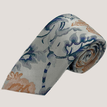 Exquisite Botanical | 100% Silk | Peach