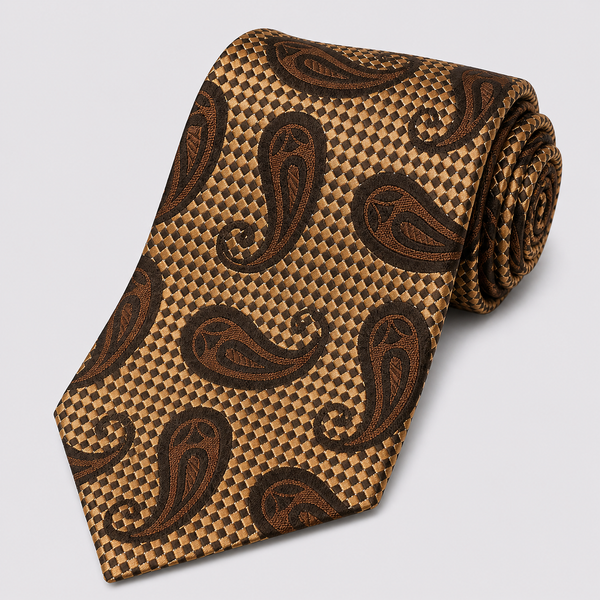 The Mosaic Paisley | 100% Silk Tie & Hanky | Teal – Steven Land