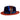 The Broadway Fedora | Fine Australian Wool Hat with Snap Brim | Navy and Rust