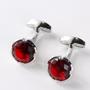 Essential Gem Cufflinks | Red