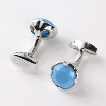 Essential Gem Cufflinks | Turquoise