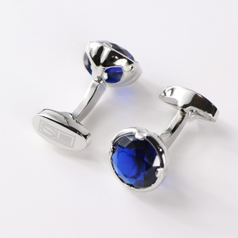 Essential Gem Cufflinks | Blue