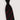 Black tie with red diagonal stripes on a light gray background