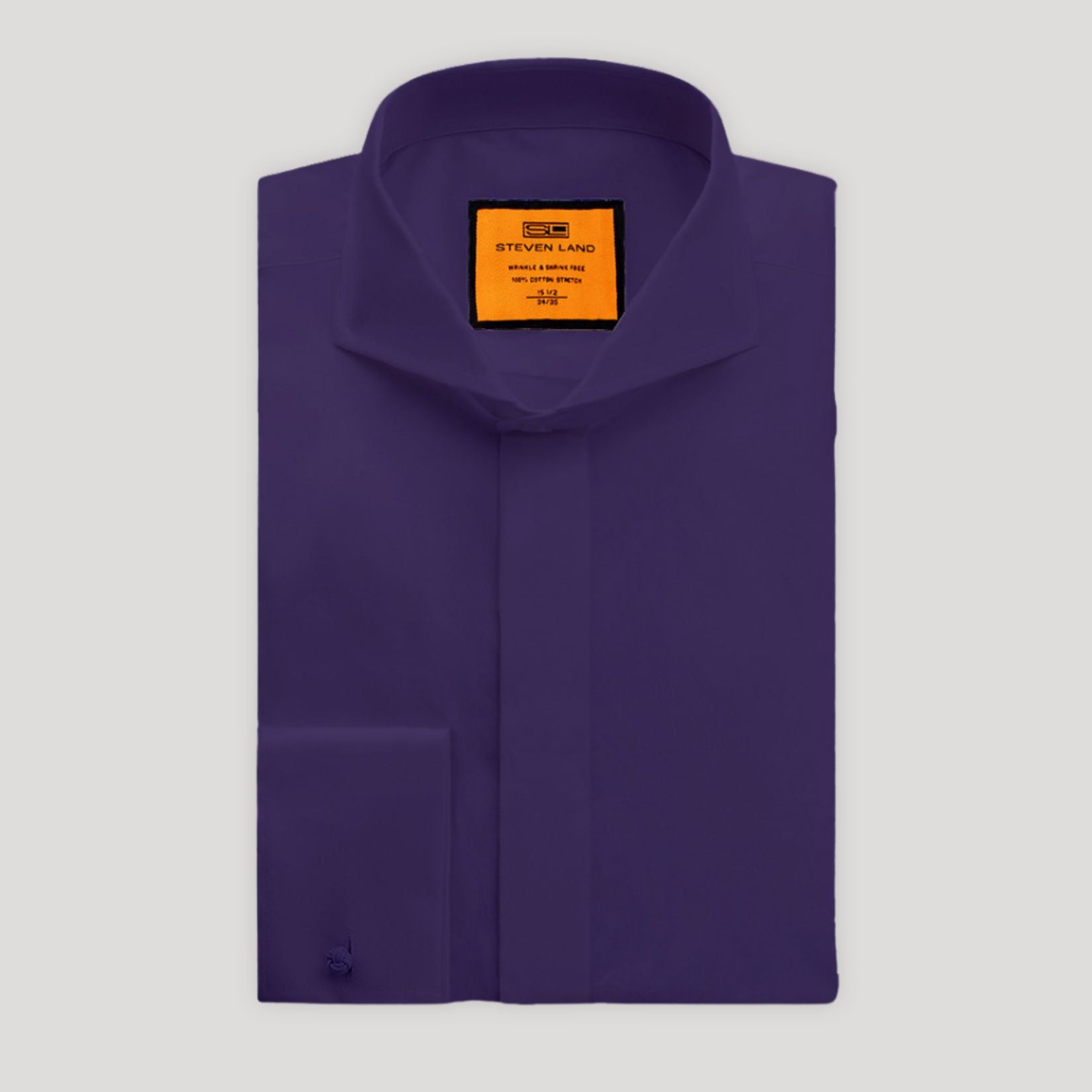 Poplin | Hidden Placket | Cutaway Collar | French Cuff | Blackberry ...