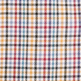 Close up of multicolor plaid pattern 