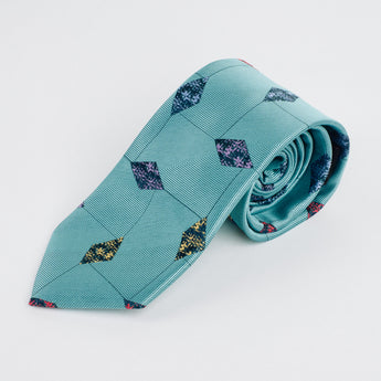 Bold Geometric Tie and Hanky Set | HD Collection