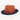 The New Orleans Fedora | Fine Australian Wool Hat with Snap Brim | Rust and Navy