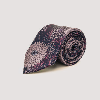 The Carnation Silk Tie | 100% Silk | Berry