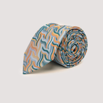 The Neptune Silk Tie | 100% Silk | Light Blue
