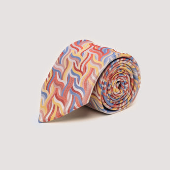 The Neptune Silk Tie | 100% Silk | Champagne