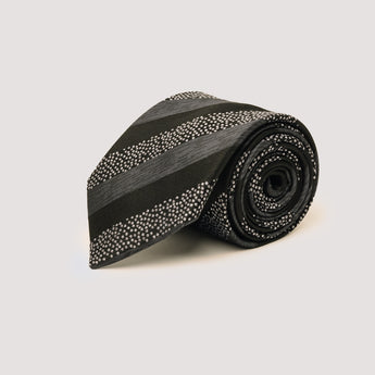 The Venetian Silk Tie | 100% Silk | Black
