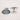 The Taj Cufflinks Set | Silver with Diamond and Blue Turquoise Stone Accents