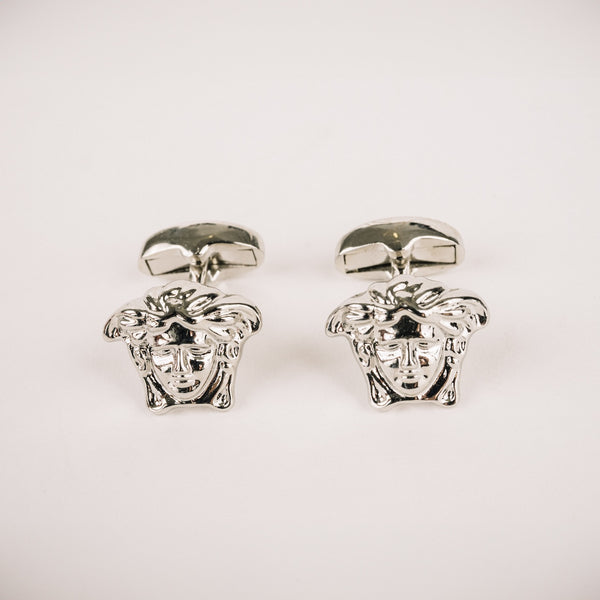 The Medusa Cufflinks Set | Silver – Steven Land Menswear