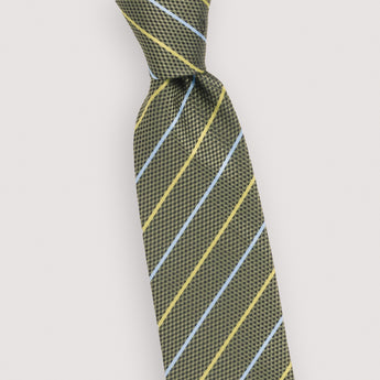 Contrast Striped Tie | HD Collection