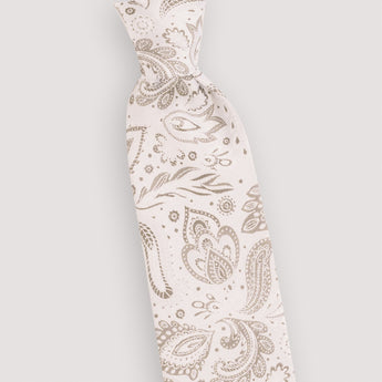 The Paisley Flair Silk Tie | 100% Silk