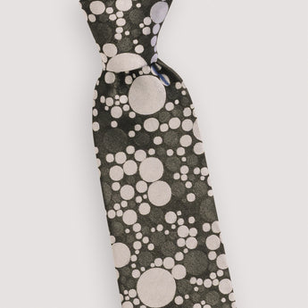 The Spotted Silk Tie | 100% Silk | Black