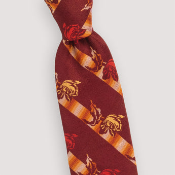 The Dark Rose Silk Tie | 100% Silk