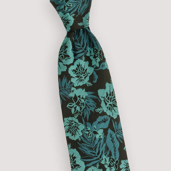 The Tropical Flower Silk Tie | 100% Silk