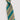 The Texture Stripe Silk Tie | 100% Silk | Teal