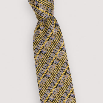 The Swedish Paisley Silk Tie | 100% Silk | Multi
