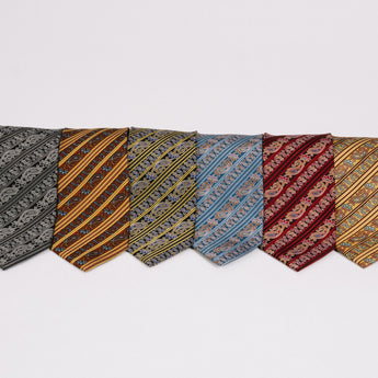 The Swedish Paisley Silk Tie | 100% Silk | Yellow