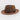 The Broadway Fedora | Felt Hat | Brown & Light Brown