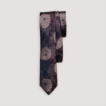 The Carnation Silk Tie | 100% Silk | Berry