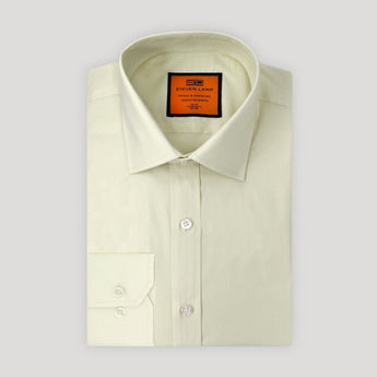 Poplin | Button Cuff | 100% Cotton | Cream