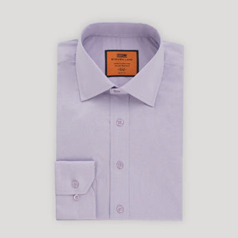 Poplin | Button Cuff | 100% Cotton | Lilac