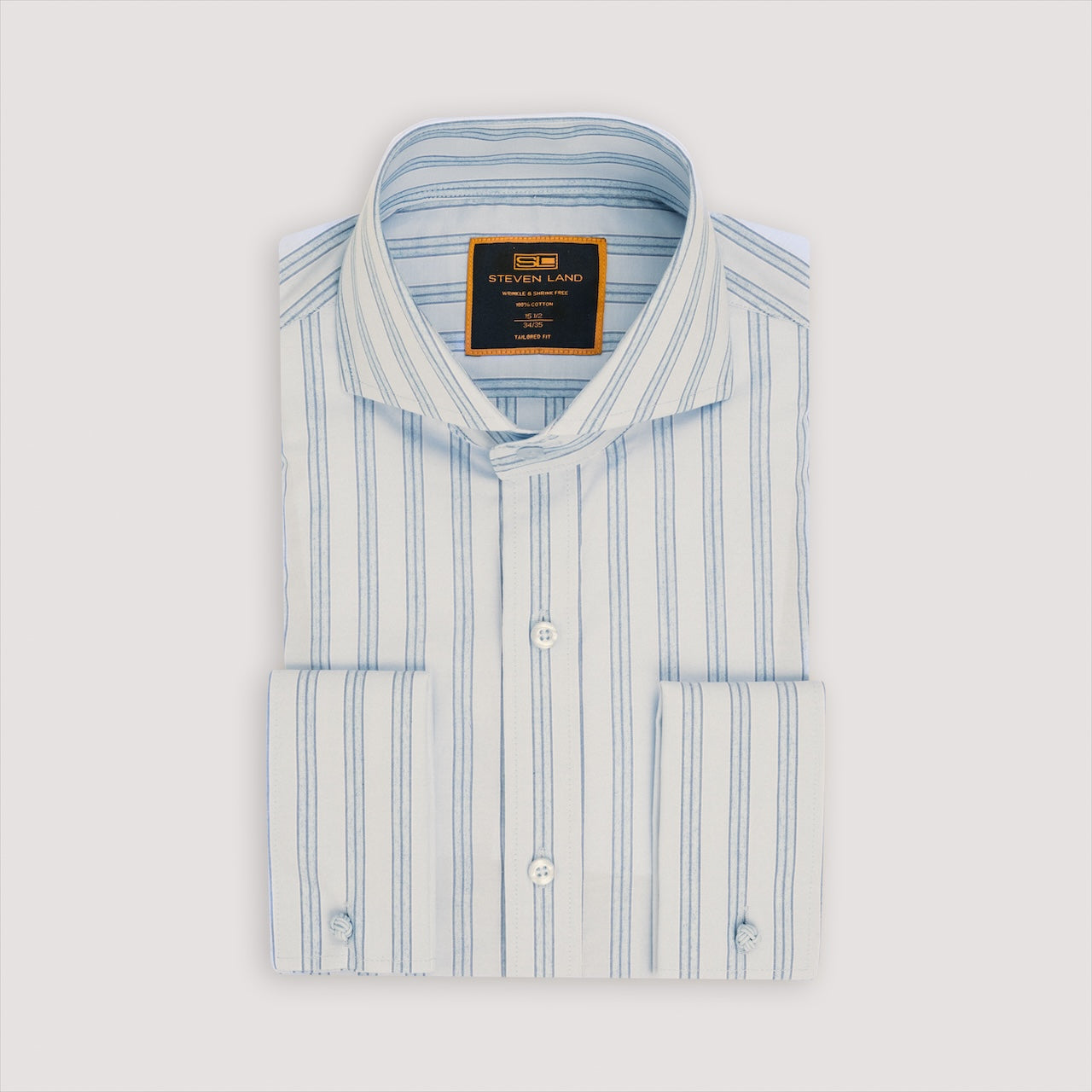 Collared Land The Lorenzo Dress Shirt | Cutaway Collar | French Cuff – Steven Land ...