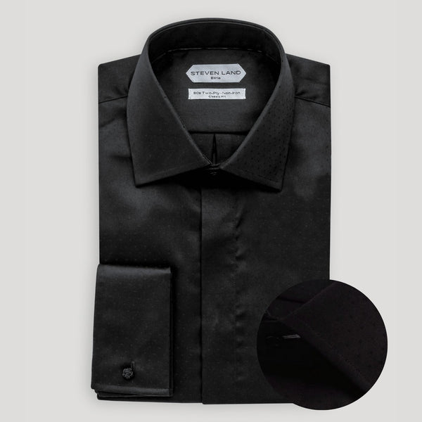 mens black french cuff dress shirt The Opulence | | Double Woven Cotton and coordinates perfectly with Waist:42W V Neck Cotton Linen cute ruffle dress