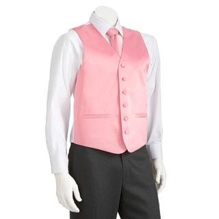 Steven Land Solid 4-pc. Vest with Matching Tie, Bowtie & Pocket Square