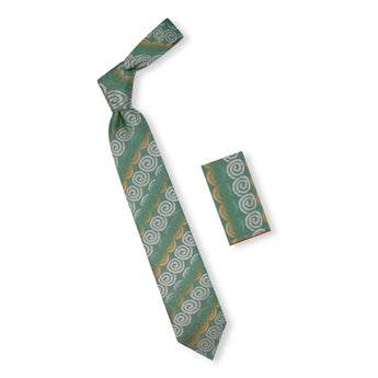 Steven Land Big Knot Tie |100% Silk | Nazca Tie & Pocket Square