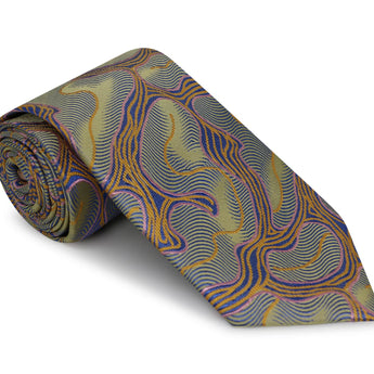 The Reef Silk Tie | 100% Silk | Olive