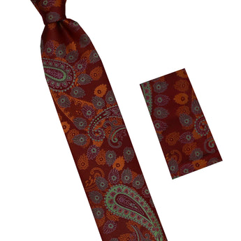 The Quindici | 100% Silk | Rust
